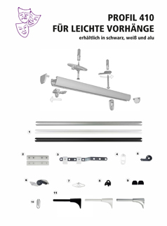 Technische Zeichnung Profil 410